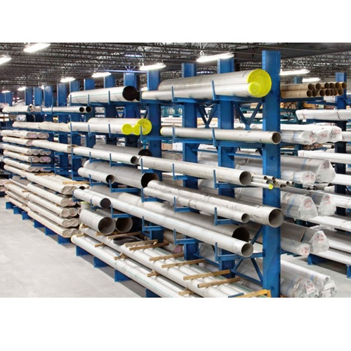 Deep Blue And Ivory Cantilever Racks Manufacturers In Delhi